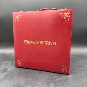 Vintage Trunk for Trivia Carrying Case for Trivial Pursuit